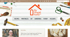 Desktop Screenshot of myfrugalhome.com