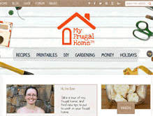 Tablet Screenshot of myfrugalhome.com